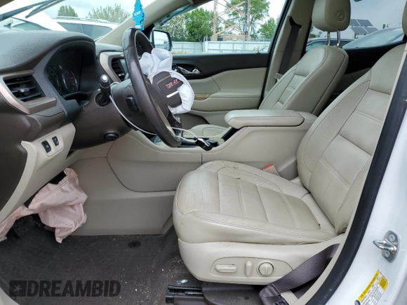 2017 GMC Acadia Denali with VIN 1GKKNXLS8HZ322669, listed as a Copart auction lot 58723575 with 76,872 mi miles and Salvage title. Bid and sale history available at DreamBid. Image 7.