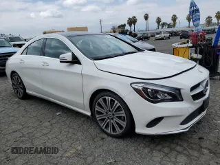 2019 Mercedes-Benz CLA with VIN WDDSJ4GB0KN761319, listed as a Copart auction lot 45034353 with 46,156 mi miles. Bid and sale history available at carsss.com. Image 4.