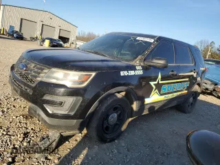 2016 Ford Utility Police Interceptor with VIN 1FM5K8AR2GGC36271, listed as a Copart auction lot 41767115 with 0 mi miles and Salvage Title. Bid and sale history available at carsss.com. Image 1.