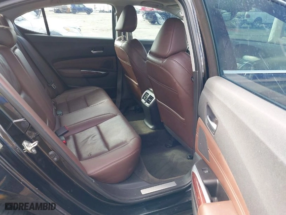 2015 Acura TLX V6 Tech with VIN 19UUB2F57FA002178, listed as a IAAI auction lot 41640369 with 178,248 mi miles. Bid and sale history available at carsss.com. Image 8.