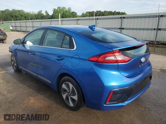 2017 Hyundai Ioniq SEL z VIN KMHC75LC0HU054572, wystawiony jako Copart lot #55042605 z przebiegiem 62 371 mil mil oraz Szkoda całkowita • Salvage title. Historia ofert i sprzedaży dostępna na DreamBid. Obrazek 2.