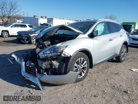 2018 Nissan Murano Platinum with VIN 5N1AZ2MH7JN122649, listed as a IAAI auction lot 41898795 with 58,923 mi miles and . Bid and sale history available at carsss.com. Image 2.