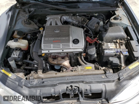 2001 Lexus ES 300 with VIN JT8BF28G615110977, listed as a Copart auction lot 55073025 with 194,948 mi miles and Salvage Title. Bid and sale history available at DreamBid. Image 11.