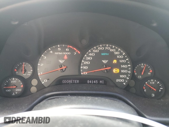 2002 Chevrolet Corvette with VIN 1G1YY22GX25106701, listed as a Copart auction lot 73374264 with 84,145 mi miles and Non Repairable. Bid and sale history available at carsss.com. Image 9.