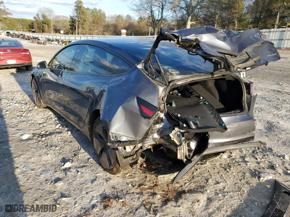 2019 Tesla Model 3 Long Range with VIN 5YJ3E1EB5KF195256, listed as a Copart auction lot 89077375 with 55,719 mi miles and Salvage Title. Bid and sale history available at carsss.com. Image 2.