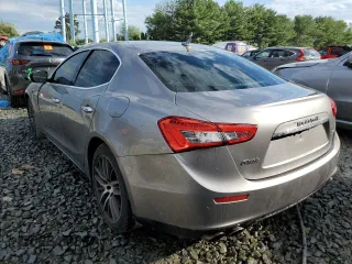 2017 Maserati Ghibli S Q4 with VIN ZAM57RTS5H1216883, listed as a Copart auction lot 55386142 with 78,381 mi miles. Bid and sale history available at carsss.com. Image 3.