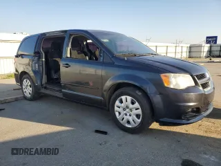 2014 Dodge Grand Caravan SE with VIN 2C4RDGBG9ER379916, listed as a Copart auction lot 47130695 with Not Provided miles and Salvage Title. Bid and sale history available at DreamBid. Image 4.