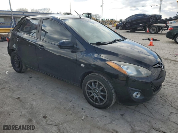 2012 Mazda Mazda2 Touring with VIN JM1DE1LY2C0135317, listed as a Copart auction lot 89382995 with 158,547 mi miles and Salvage Title. Bid and sale history available at carsss.com. Image 4.