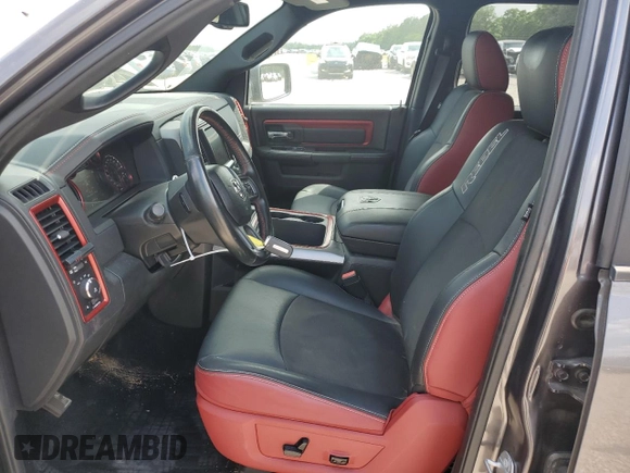 2017 Ram 1500 Rebel with VIN 1C6RR7YT2HS612311, listed as a Copart auction lot 55109725 with 142,796 mi miles and Salvage title. Bid and sale history available at DreamBid. Image 7.