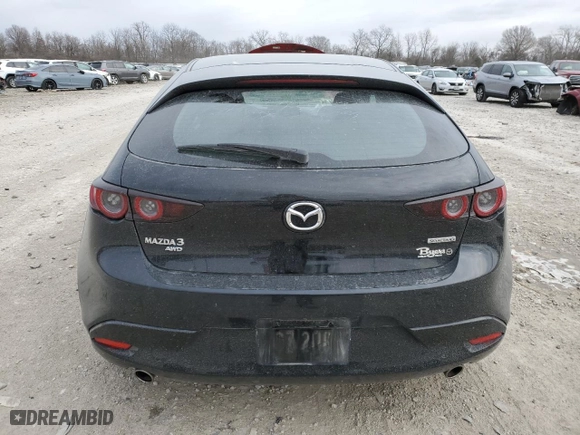 2021 Mazda Mazda3 Hatchback Select with VIN JM1BPBKL1M1343858, listed as a Copart auction lot 83441214 with 17,709 mi miles and Salvage Title. Bid and sale history available at carsss.com. Image 6.