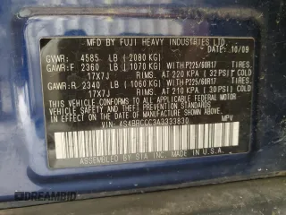 2010 Subaru Outback Premium All-Weather Anniversary с VIN 4S4BRCCC3A3333830, выставлен на аукционе Copart как лот 54695925 с пробегом 148 868 миль миль и Списание • Salvage title. История ставок и продаж доступна на DreamBid. Изображение 13.