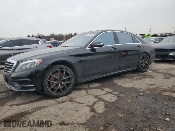 2014 Mercedes-Benz S S 550 with VIN WDDUG8CBXEA057824, listed as a Copart auction lot 44979535 with Not Provided miles and Salvage Title. Bid and sale history available at carsss.com. Image 1.