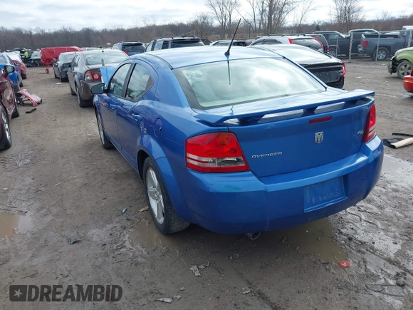 2008 Dodge Avenger R/T with VIN 1B3LC76M68N614347, listed as a IAAI auction lot 41808326 with 174,398 mi miles and . Bid and sale history available at DreamBid. Image 3.