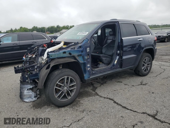 2017 Jeep Grand Cherokee Limited with VIN 1C4RJFBG6HC801902, listed as a Copart auction lot 58789455 with Not provided miles and Salvage title. Bid and sale history available at DreamBid. Image 1.