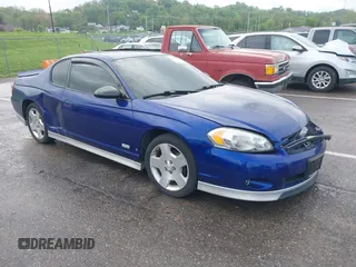 2006 Chevrolet Monte Carlo SS z VIN 2G1WL15C669235052, wystawiony jako IAAI lot #42095052 z przebiegiem 159 448 mil mil oraz . Historia ofert i sprzedaży dostępna na DreamBid. Obrazek 1.