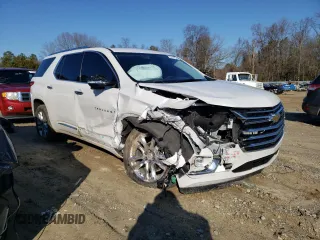 2021 Chevrolet Traverse High Country with VIN 1GNEVNKW6MJ107437, listed as a Copart auction lot 36757224 with Not Provided miles and Salvage Title. Bid and sale history available at carsss.com. Image 4.