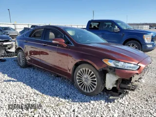 2015 Ford Fusion Titanium with VIN 3FA6P0K98FR180635, listed as a Copart auction lot 46779245 with 124,691 mi miles and Salvage Title. Bid and sale history available at carsss.com. Image 4.