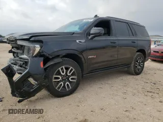 2021 GMC Yukon AT4 with VIN 1GKS2CKDXMR417491, listed as a Copart auction lot 79265374 with 74,073 mi miles and Salvage Title. Bid and sale history available at carsss.com. Image 1.