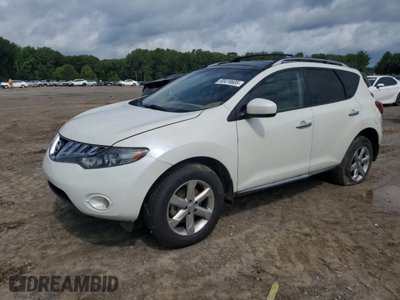 2010 Nissan Murano SL z VIN JN8AZ1MU7AW013022, wystawiony jako Copart lot #60419605 z przebiegiem 91 175 mil mil oraz Szkoda całkowita • Salvage title. Historia ofert i sprzedaży dostępna na DreamBid. Obrazek 1.