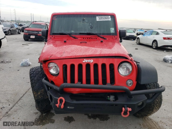 2015 Jeep Wrangler Unlimited Sport with VIN 1C4BJWDG8FL759423, listed as a Copart auction lot 50893605 with 99,770 mi miles and Salvage Title. Bid and sale history available at carsss.com. Image 5.
