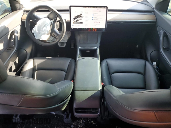 2022 Tesla Model Y Performance with VIN 7SAYGDEF5NF313270, listed as a Copart auction lot 78225584 with 41,166 mi miles and Salvage title. Bid and sale history available at DreamBid. Image 8.