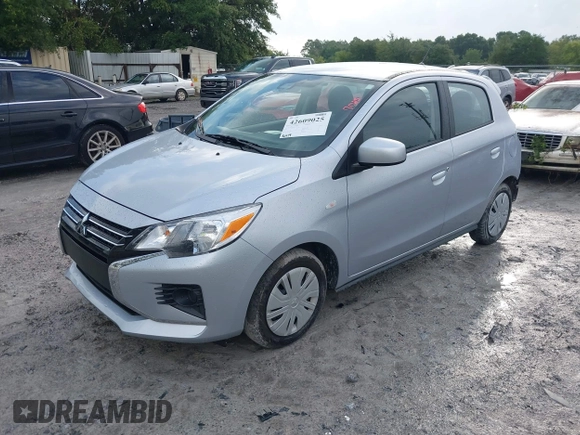 2024 Mitsubishi Mirage ES with VIN ML32AUHJ0RH016520, listed as a IAAI auction lot 42609025 with 16,419 mi miles and . Bid and sale history available at DreamBid. Image 23.