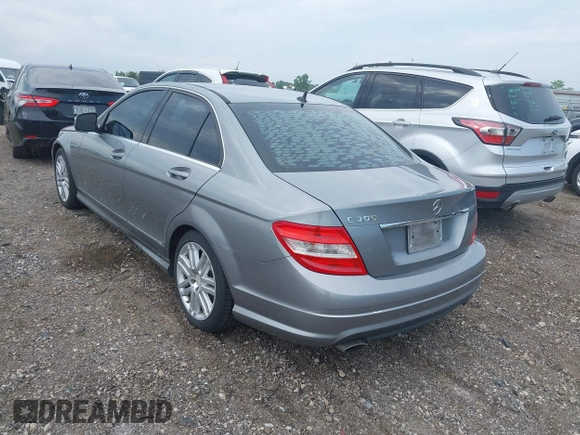 2009 Mercedes-Benz C 300 Sport with VIN WDDGF54XX9R060030, listed as a IAAI auction lot 42450340 with 192,718 mi miles and . Bid and sale history available at DreamBid. Image 3.