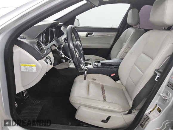 2014 Mercedes-Benz C 250 Sport with VIN WDDGF4HB4EG242305, listed as a Copart auction lot 61692835 with 158,590 mi miles and Clean title. Bid and sale history available at DreamBid. Image 7.
