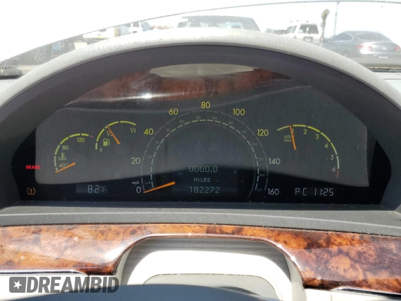 2006 Mercedes-Benz S 500 z VIN WDBNG84J66A468769, wystawiony jako Copart lot #59215775 z przebiegiem 182 272 mil mil oraz Czysty tytuł • Clean title. Historia ofert i sprzedaży dostępna na DreamBid. Obrazek 9.