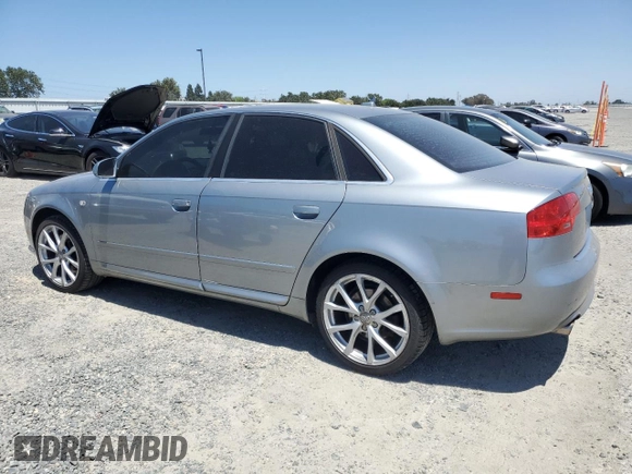 2008 Audi A4 2.0T with VIN WAUAF78E58A162740, listed as a Copart auction lot 60241235 with 124,040 mi miles and Clean title. Bid and sale history available at DreamBid. Image 2.