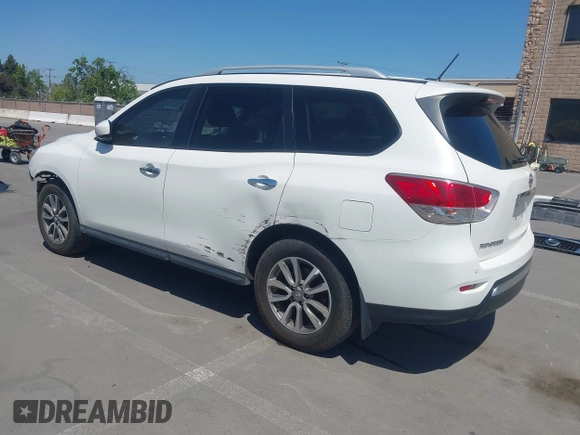2013 Nissan Pathfinder SV with VIN 5N1AR2MN2DC657541, listed as a IAAI auction lot 41905930 with 311,578 mi miles. Bid and sale history available at carsss.com. Image 3.
