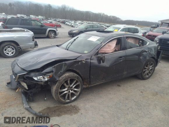 2014 Mazda 6 i Grand Touring with VIN JM1GJ1W60E1160555, listed as a IAAI auction lot 41785387 with Not Provided miles. Bid and sale history available at carsss.com. Image 17.