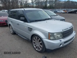 2006 Land Rover Range Rover Sport SC with VIN SALSH23496A929739, listed as a IAAI auction lot 41280984 with 154,113 mi miles. Bid and sale history available at carsss.com. Image 1.