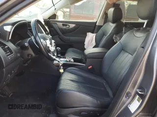 2016 Infiniti QX70 with VIN JN8CS1MW3GM752018, listed as a Copart auction lot 55606375 with 52,344 mi miles and Clean Title. Bid and sale history available at DreamBid. Image 7.