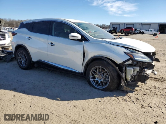 2020 Nissan Murano S with VIN 5N1AZ2AJ2LN146531, listed as a Copart auction lot 47012985 with 96,039 mi miles and Salvage Title. Bid and sale history available at DreamBid. Image 4.