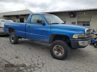 1998 Dodge 2500 with VIN 3B7KF26Z3WM221543, listed as a Copart auction lot 72395024 with 48,660 mi miles and Salvage Title. Bid and sale history available at DreamBid. Image 4.