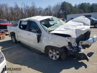 2019 Chevrolet Silverado 1500 LT with VIN 1GCPWCED8KZ129256, listed as a Copart auction lot 47818285 with 127,907 mi miles and Salvage Title. Bid and sale history available at carsss.com. Image 4.