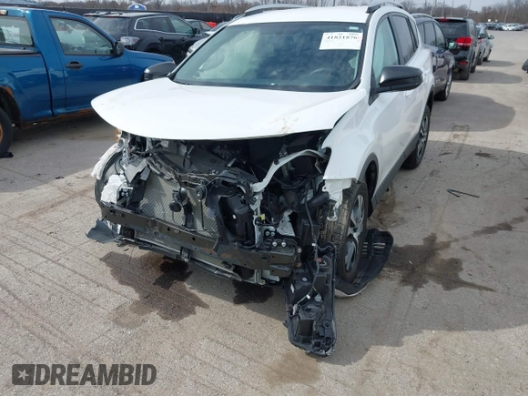 2016 Toyota RAV4 LE with VIN 2T3BFREV5GW532527, listed as a IAAI auction lot 41821876 with 37,577 mi miles and . Bid and sale history available at carsss.com. Image 6.