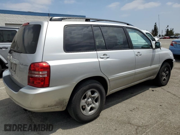 2002 Toyota Highlander with VIN JTEGD21A820041898, listed as a Copart auction lot 54595105 with 172,298 mi miles and Salvage title. Bid and sale history available at DreamBid. Image 3.