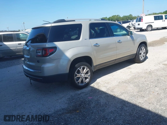 2013 GMC Acadia SLT with VIN 1GKKRRKD6DJ210013, listed as a IAAI auction lot 41699394 with 1 mi miles. Bid and sale history available at carsss.com. Image 4.