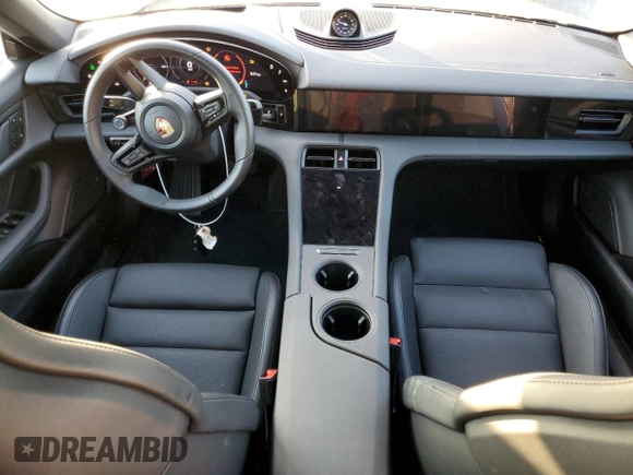 2024 Porsche Taycan with VIN WP0AA2Y10RSA10283, listed as a Copart auction lot 82637484 with 3,036 mi miles and Salvage title. Bid and sale history available at DreamBid. Image 8.