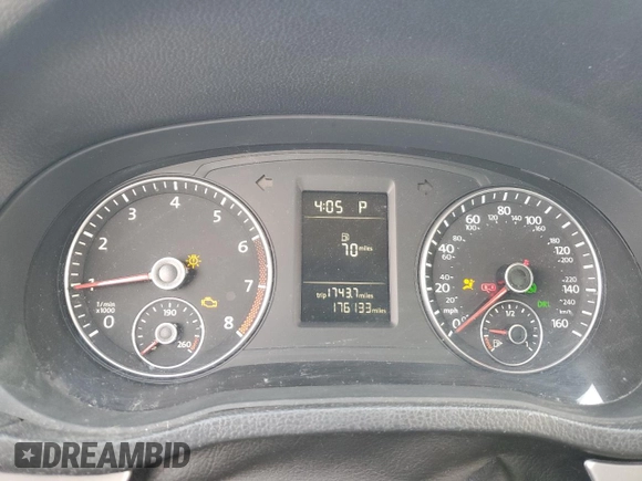 2013 Volkswagen Passat S with VIN 1VWAP7A37DC012259, listed as a Copart auction lot 44524765 with 176,133 mi miles and Salvage title. Bid and sale history available at DreamBid. Image 9.