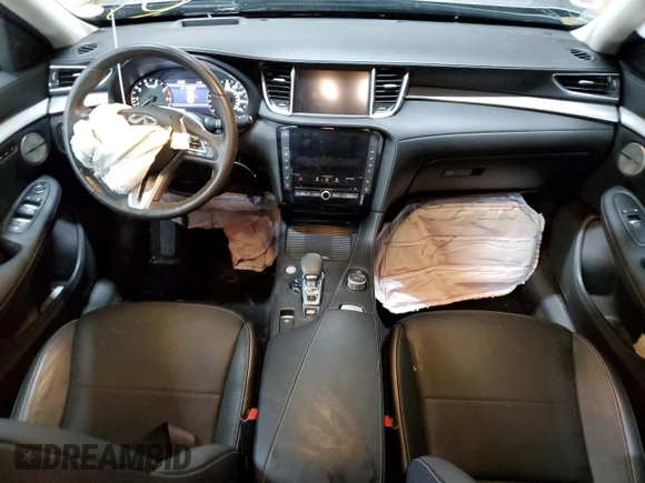 2021 Infiniti QX50 SENSORY with VIN 3PCAJ5CB4MF106082, listed as a Copart auction lot 60629413 with 11,345 mi miles and Salvage Title. Bid and sale history available at carsss.com. Image 8.