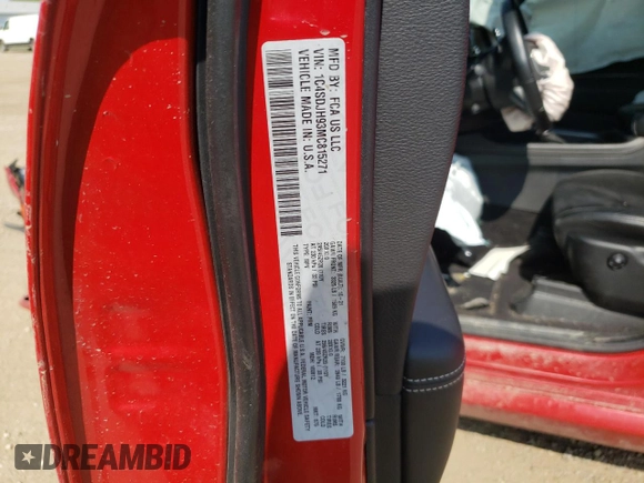 2021 Dodge Durango SRT Hellcat with VIN 1C4SDJH93MC815271, listed as a Copart auction lot 59269825 with 49,661 mi miles and Salvage title. Bid and sale history available at DreamBid. Image 13.
