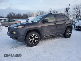 2017 Jeep Cherokee Trailhawk L Plus with VIN 1C4PJMBS2HD228037, listed as a Copart auction lot 41365075 with 84,479 mi miles and Salvage Title. Bid and sale history available at carsss.com. Image 1.