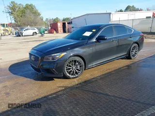 2019 Genesis G80 3.3T Sport with VIN KMTFN4JB6KU326255, listed as a IAAI auction lot 41154949 with 74,524 mi miles. Bid and sale history available at carsss.com. Image 18.