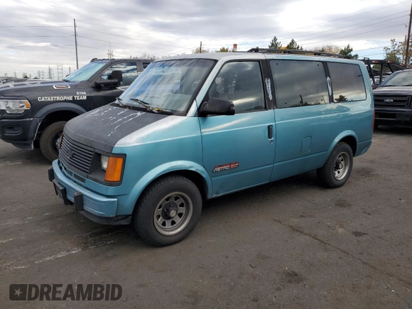 1993 Chevrolet Astro with VIN 1GNEL19W1PB171176, listed as a Copart auction lot 78195764 with 201,913 mi miles and Salvage Title. Bid and sale history available at carsss.com. Image 1.