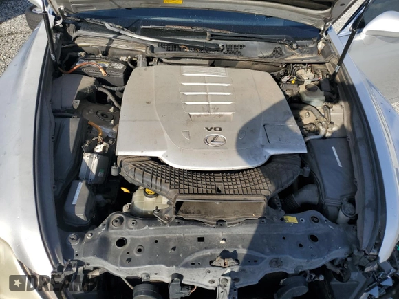 2009 Lexus LS 460 with VIN JTHBL46F195089613, listed as a Copart auction lot 47802535 with 209,104 mi miles and Salvage title. Bid and sale history available at DreamBid. Image 11.