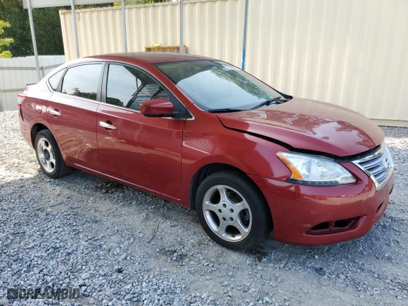2014 Nissan Sentra S with VIN 3N1AB7AP8EL679564, listed as a Copart auction lot 71080974 with 83,153 mi miles and Salvage Title. Bid and sale history available at carsss.com. Image 4.