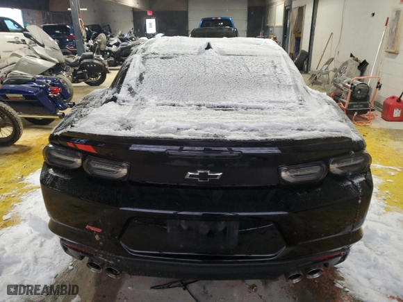 2021 Chevrolet Camaro 1SS with VIN 1G1FF1R74M0105993, listed as a Copart auction lot 87735735 with 46,606 mi miles and Non Repairable. Bid and sale history available at carsss.com. Image 10.